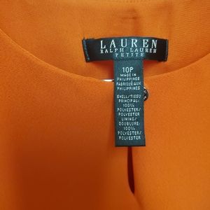 Ralph Lauren Orange dress Sz 10p